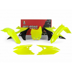 Kit plastice  RACETECH Plastic Kit Neon Yellow/Black Suzuki RM-Z450 18-23