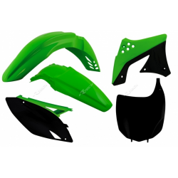 Kit plastice RACETECH Plastic Kit OEM Colour (2012) Green/Black Kawasaki KX-F250 09-12