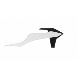 Capace din plastic pentru radiator  RACETECH Radiator Cover KTM 20-23 (White/Black)