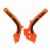 Protecție cadru RACETECH Bi-material Frame Guard Orange/Black KTM EXC-F 17-19 / SX-F 16-18 thumb