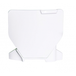 Placa numar fata  RACETECH Front Number Plate Husqvarna 23-25 (White)