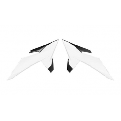 Capace din plastic pentru radiator RACETECH Radiator Covers (White) KTM 25-26