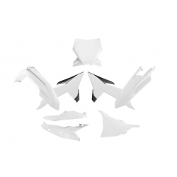 Kit plastice RACETECH Plastic Kit (White) KTM SX/SX-F 25-26