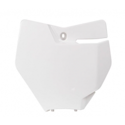 Placa numar  RACETECH Front Number Plate White KTM SX/SX-F 16-18