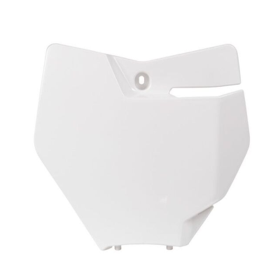 Placa numar  RACETECH Front Number Plate White KTM SX/SX-F 16-18