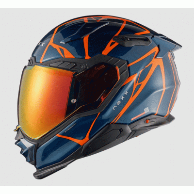 Casca NEXX X.WST3 B-SIDE BLUE TEAL/ORANGE