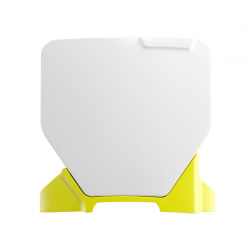 Placa numar  RACETECH Front Number Plate HUSQ TC 50 24-25 (White/Yellow) Placa numar  RACETECH Front Number Plate HUSQ TC 50 24-25 (White/Yellow)