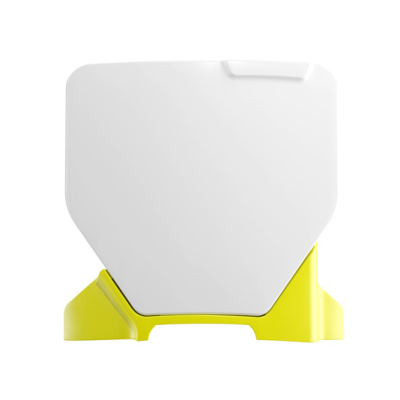 Placa numar  RACETECH Front Number Plate HUSQ TC 50 24-25 (White/Yellow)