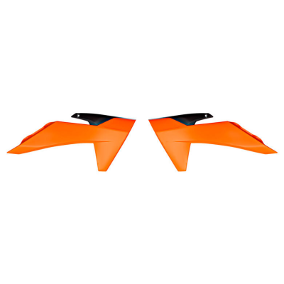 Capace din plastic pentru radiator RACETECH Radiator Covers KTM SX 50 24-25 (Orange)
