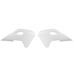 Capace din plastic pentru radiator  RACETECH Radiator Covers HUSQ TC 50 24-25 (White)