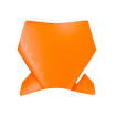 Placa numar RACETECH Front Number Plate (Orange) KTM SX 65 24-25 Placa numar RACETECH Front Number Plate (Orange) KTM SX 65 24-25 thumb