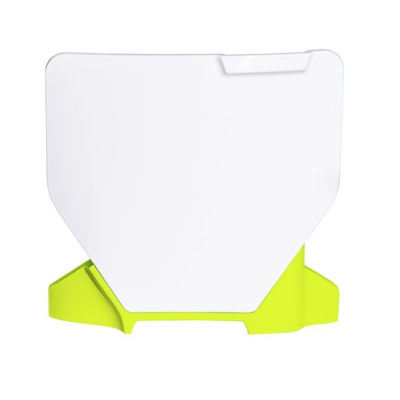Placa numar  RACETECH Front Number Plate (White/Yellow) Husq FC 250/350/450 23-25 / FE 250/350/450 20-24