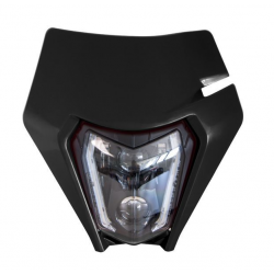 Far RACETECH LED Homologated Headlight (Black) KTM 23-24