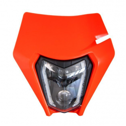 Far RACETECH LED Homologated Headlight (Neon Orange) KTM 23-24 Far RACETECH LED Homologated Headlight (Neon Orange) KTM 23-24