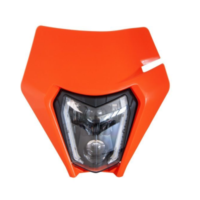 Far  RACETECH LED Homologated Headlight (Orange) KTM 23-24