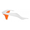Capace din plastic pentru radiatoare  RACETECH Radiator Scoops (Orange/White) KTM SX 50 16-24