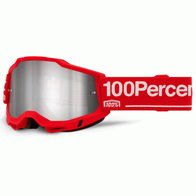 Ochelari motocross  100% ACCURI 2 WOLG MIRROR SILVER 