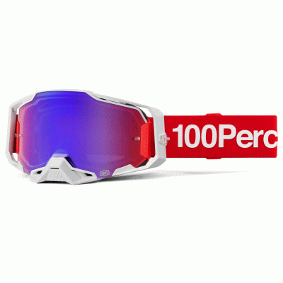 Ochelari motocross 100% ARMEGA CORBIN MIRROR RED/BLUE