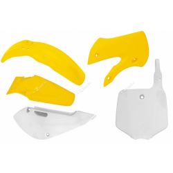 Kit plastice RACETECH Plastic Kit OEM Color Yellow/White Suzuki RM65 03-05 Kit plastice RACETECH Plastic Kit OEM Color Yellow/White Suzuki RM65 03-05