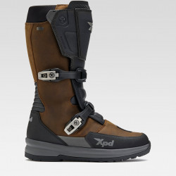 Cizme moto  XPD X-ADVENTURE H2OUT BROWN