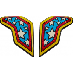 Capace pentru mecanisme de casca  ICON AIRFLITE FLYBOY BL Capace pentru mecanisme de casca  ICON AIRFLITE FLYBOY BL
