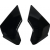 Capace pentru mecanisme de casca  ICON AIRFLITE FLYBOY BL Capace pentru mecanisme de casca  ICON AIRFLITE FLYBOY BL thumb