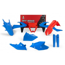 Kit plastice RACETECH Plastic Kit Vintage Blue/Orange Limited Edition KTM 17-19 Kit plastice RACETECH Plastic Kit Vintage Blue/Orange Limited Edition KTM 17-19