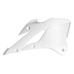 Capace din plastic pentru radiator  RACETECH Radiator Scoops Kawasaki KX 85 22-24 (White)