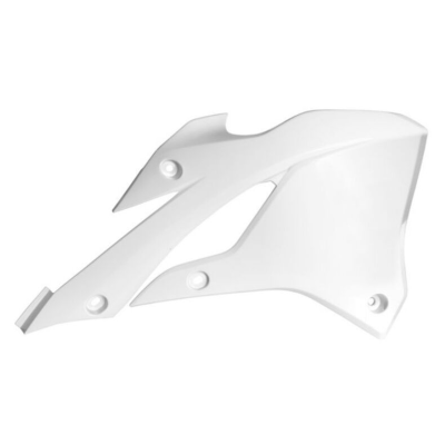 Capace din plastic pentru radiator  RACETECH Radiator Scoops Kawasaki KX 85 22-24 (White)
