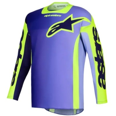 Bluza motocross Alpinestars Racer Portl PURPLE/YELLOW