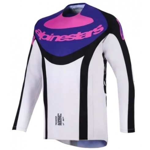 Bluza motocross Alpinestars TECHSTAR KNIF BLACK / GRAY/ PURPLE Bluza motocross Alpinestars TECHSTAR KNIF BLACK / GRAY/ PURPLE