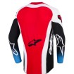 Bluza motocross  Alpinestars TECHSTAR KNIF BLACK WHITE RED thumb