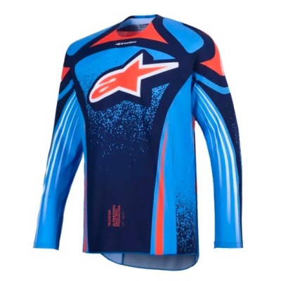 Bluza motocross Alpinestars TECHSTAR NOMUR NAVY/ORANGE/BLUE