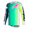 Bluza motocross Alpinestars Racer Portl GREEN/WHITE/BLACK