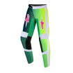 Pantaloni motocross pentru copii  ALPINESTARS FLUID PORTL GRN/WH/BLK thumb
