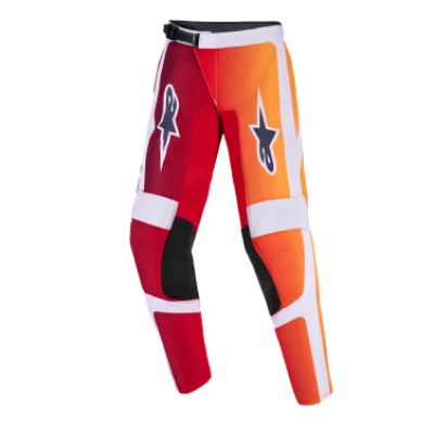 Pantaloni motocross pentru copii ALPINESTARS FLUID PORTL RED/GRAY