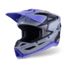 Casca motocross  ALPINESTARS SM3 JETTSON GRAY/PUR/BLK