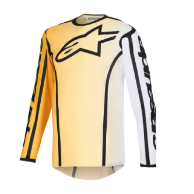 Bluza motocross  Alpinestars FLUID APEX YELLOW/WHITE