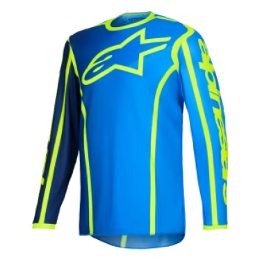 Bluza motocross  Alpinestars FLUID APEX GREEN/BLUE