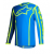 Bluza motocross  Alpinestars FLUID APEX GREEN/BLUE thumb