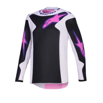 Bluza motocross  Alpinestars FLUID GRID BLACK/GREY/PINK