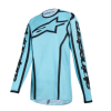 Bluza motocross pentru dame  Alpinestars FLUID APEX TROPIC-BLACK