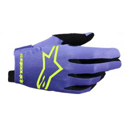 Manusi motocross  ALPINESTARS RADAR PRO PURPLE/YELLOW