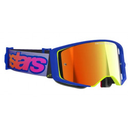 Ochelari motocross ALPINESTARS SUPERTECH VISTA BLUE/YLW/PUR MIRROR-RED