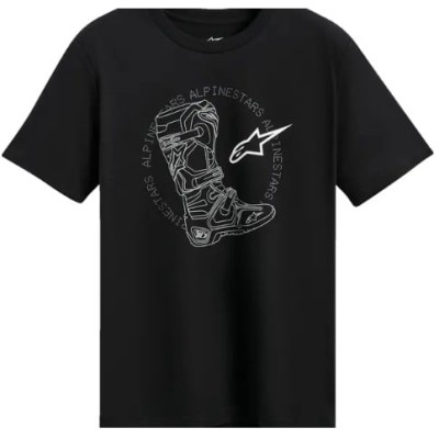Tricou  moto ALPINESTARS CSF TECH BOOT BLACK