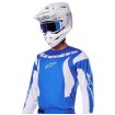 Bluza motocross Alpinestars FLUID HAUL BLUE/WHITE thumb