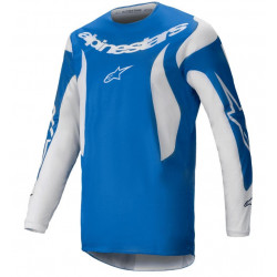 Bluza motocross Alpinestars FLUID HAUL BLUE/WHITE Bluza motocross Alpinestars FLUID HAUL BLUE/WHITE