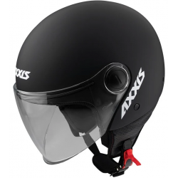 Casca pentru scuter  AXXIS SQUARE S SOLID BLACK МАТТ