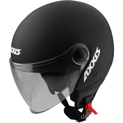 Casca pentru scuter  AXXIS SQUARE S SOLID BLACK МАТТ