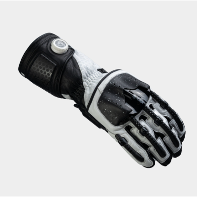 Manusi de piele KNOX Handroid Mk5 BLACK/WHITE LIMITED